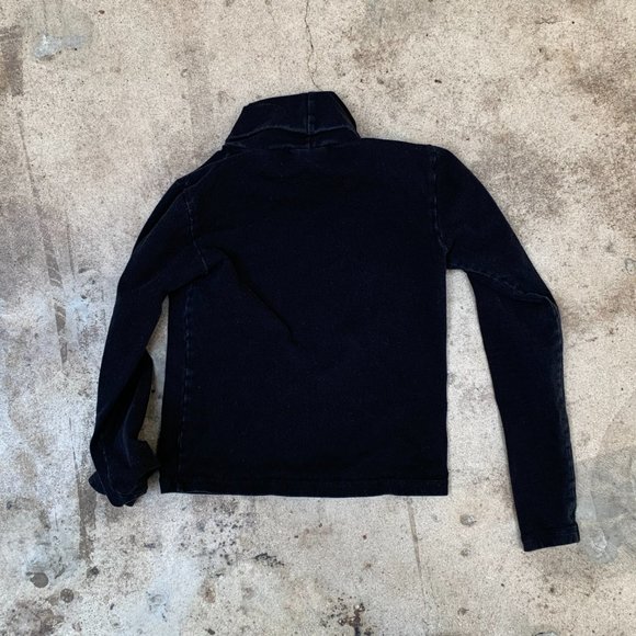 american apparel cropped cotton spandex turtleneck - Picture 3 of 3